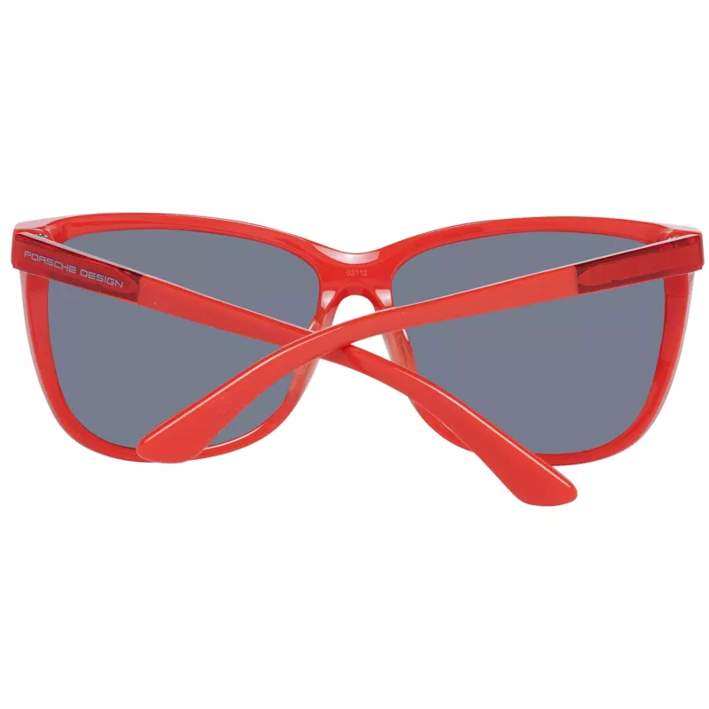 Óculos de sol PORSCHE DESIGN P8590-61E para mulher Pilot aço inoxidável Gunmetal cinzento degradê 61/14/135 mm