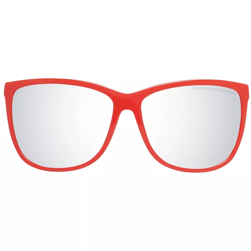 Óculos de sol PORSCHE DESIGN P8590-61E para mulher Pilot aço inoxidável Gunmetal cinzento degradê 61/14/135 mm