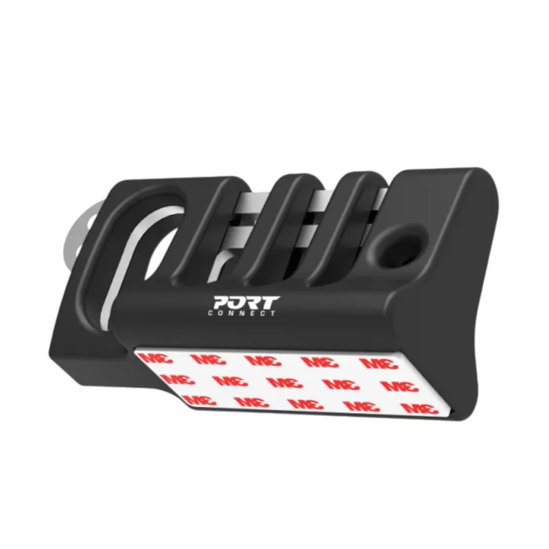 Port Connect Organizador de cabos de secretária para rato e teclado