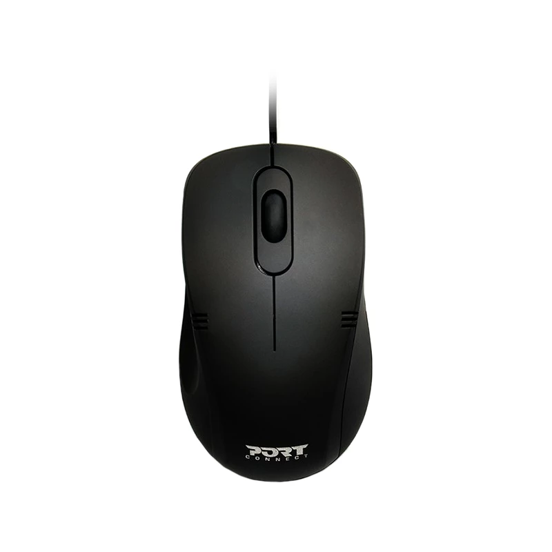 Conjunto Rato + Teclado com Fio Port Design COMBO - Preto