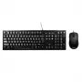 Conjunto Rato + Teclado com Fio Port Design COMBO - Preto