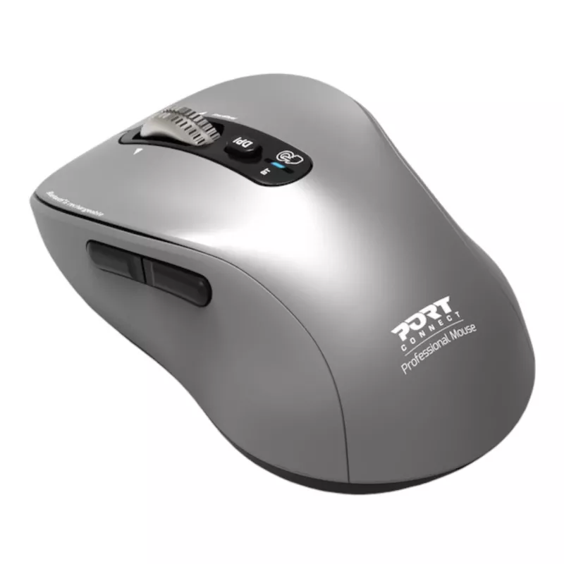 Port Designs Port Connect Rato sem fios Bluetooth Expert e Mac - cinzento