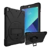 Estojo de proteção robusto e folio rotativo Port Designs Pro Shock 360 para Samsung Galaxy Tab A9+ - preto
