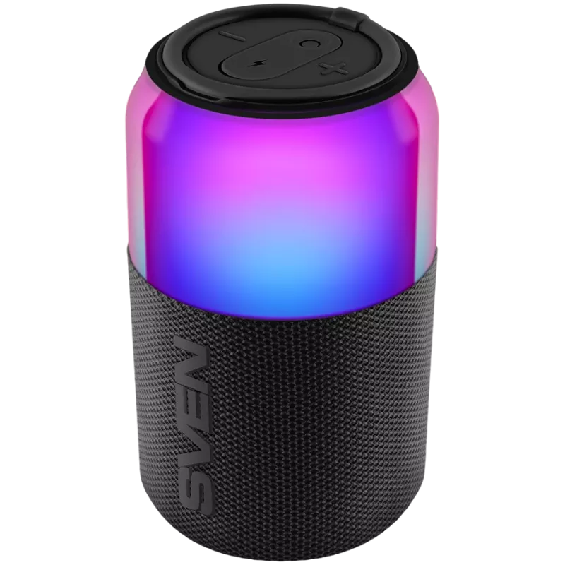 Altifalante portátil SVEN PS-130, vermelho, 10W RMS, TWS, Bluetooth, USB, bateria de lítio