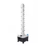 Jardim vertical POT GROWING VERTICAL RF0001 40,5X162CM, 6 níveis, 18 bolsas, cinzento antracite