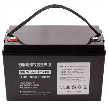 Bateria LiFePO4 POWER PLANT 12.8V 100Ah – 1280Wh Deep Cycle com BMS integrado