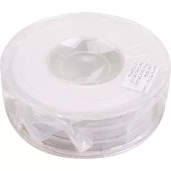 Plástico para impressão 3D POWER PLANT, LLC PETG, 1,75 mm, 1 kg, branco