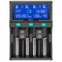 POWER PLANT, LLC AA620173 carregador universal inteligente de 4 canais para Li-Ion, LiFePO4, NiMH, NiCd