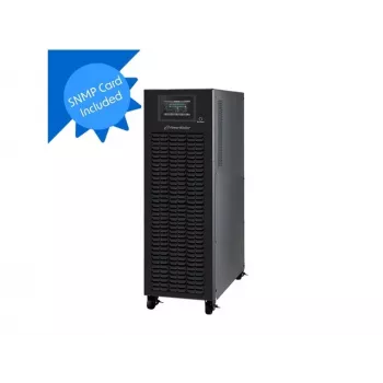 UPS POWER WALKER VFI 10000 CPG PF1 3/3 BE ON-LINE 10KVA Terminal USB-B RS-232 3/3 fases LCD SNMP torre