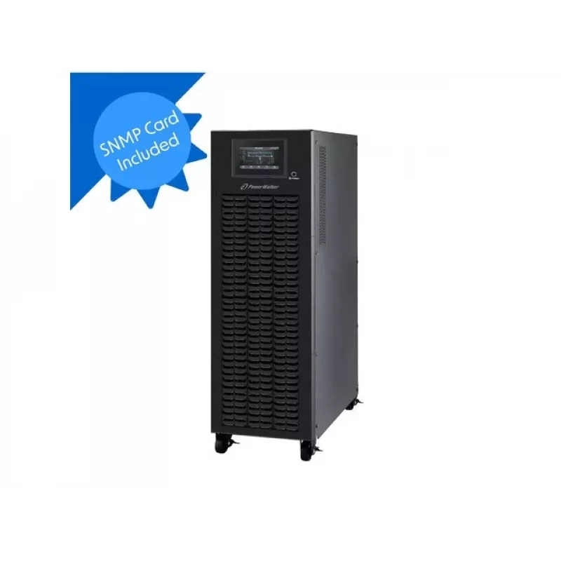 UPS POWER WALKER VFI 10000 CPG PF1 3/3 BE ON-LINE 10KVA Terminal USB-B RS-232 3/3 fases LCD SNMP torre