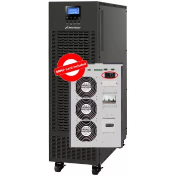 POWER WALKER VFI 20K CPG PF1 3/3 BE UPS online de dupla conversão 20kVA/20kW torre terminal USB-B RS-232 SNMP EPO