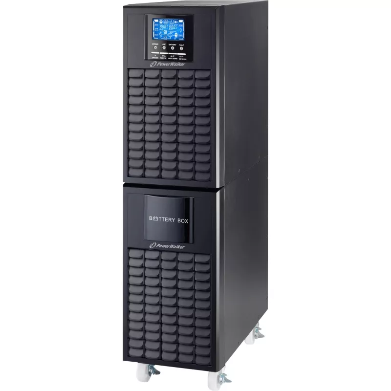 UPS online de dupla conversão POWER WALKER VFI 6000 CG PF1 6 kVA 6000 W torre