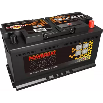 Bateria de automóvel POWERBAT L5 12V 92Ah AGM Start-Stop