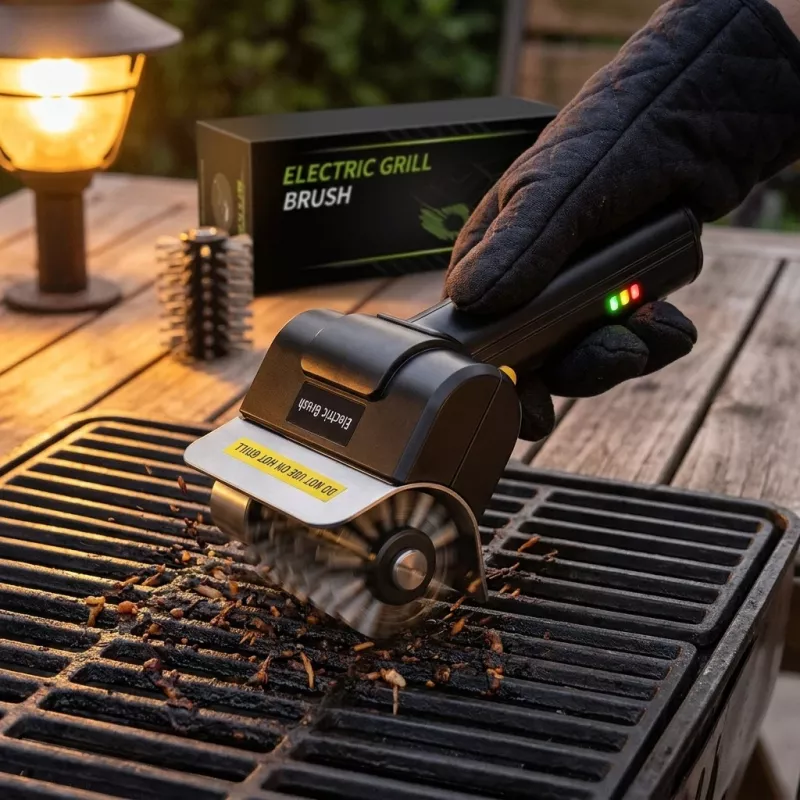 Escova elétrica de limpeza de grelhadores Powerlink by Extralink CleanGrill 360 USB-C