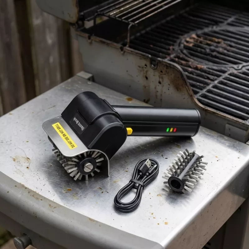 Escova elétrica de limpeza de grelhadores Powerlink by Extralink CleanGrill 360 USB-C