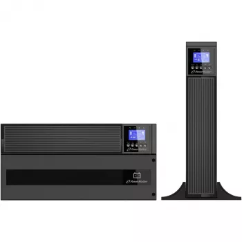PowerWalker On-Line 10000VA Rack UPS ICR IoT - 10kW Dupla Conversão, 3U, baterias Hot-Swappable