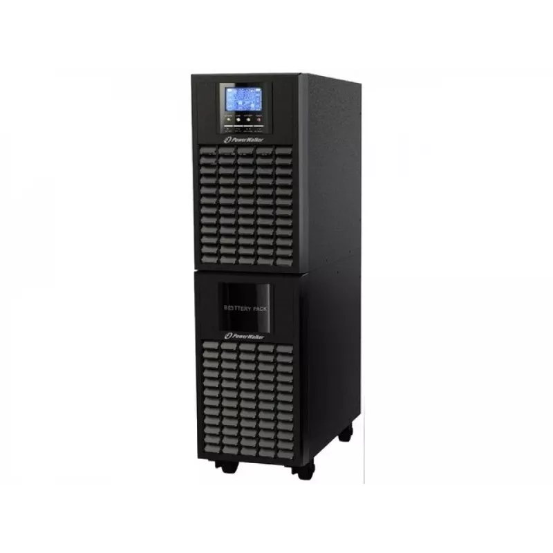UPS On-Line 10000VA PowerWalker CG - UPS de torre de dupla conversão, 10kVA/10kW, baterias externas, ligação fixa