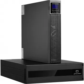 PowerWalker VFI 10000 RTG PF1 UPS online 10000VA/10000W 5U rack/torre LCD com pacote de baterias