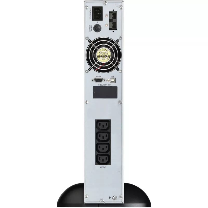 PowerWalker VFI 2000 CRS UPS (fonte de alimentação ininterrupta) dupla conversão (online), 2 kVA / 1600 W, 4 saídas AC, torre