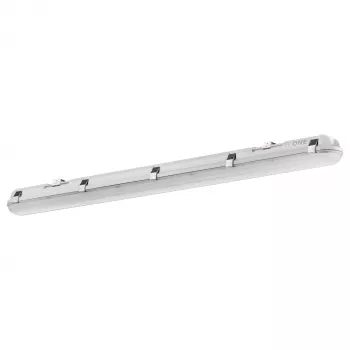 PRACHT CREATIVES PRAC 5800222-LUNA_BL_ONE Candeeiro Linear LED de 60cm, selecionável 9/11/14/17W, 4000K, 115°, Preto
