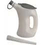 PRESSOL Jarro medidor de 3L com tampa e bico flexível, branco/transparente 07623