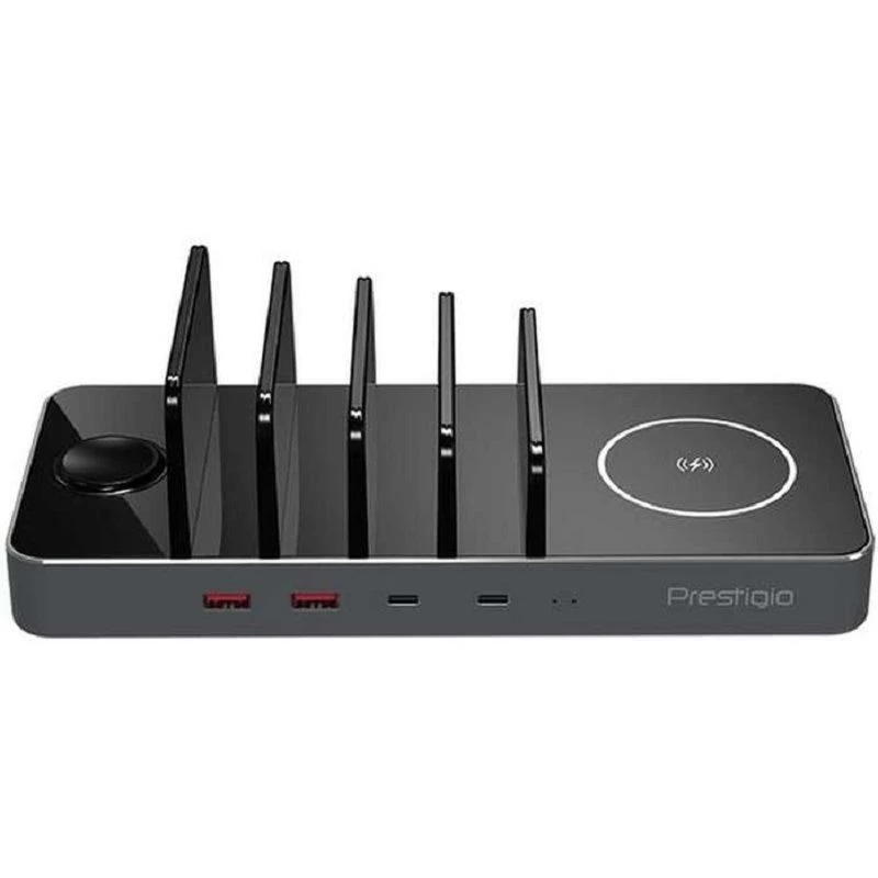 Prestigio Revolt A6 Space Gray Carregador sem fios 3-em-1