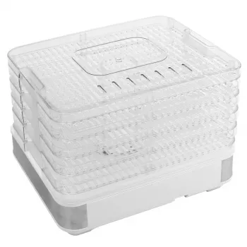 PRIME3 SFD51 desidratador de alimentos, 420 W, transparente/branco