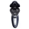 PRIME3 SRS11 máquina de barbear rotativa para homem com aparador pop-up, preto/prateado