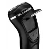 PRIME3 SRS11 máquina de barbear rotativa para homem com aparador pop-up, preto/prateado