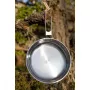 Primus Cookset Campfire Pot Set L - conjunto de panelas de campismo em aço inoxidável de 2 peças com tampa com escorredor, capacidade total de 4,8 l