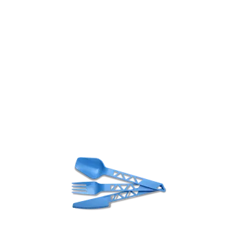 Conjunto de talheres leve Primus Trail Cutlery Tritan® azul