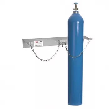 Suporte de parede Pro-Line para 1 garrafa de gás, diâmetro máx. 250 mm, azul industrial