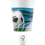 Copos de papel Procos Football Party 200 ml, pack de 8 (93746)