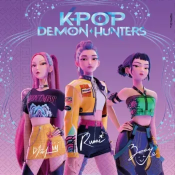 Procos K-Pop Demon Hunters guardanapos de papel 2 camadas pack de 20 33x33cm (98641)