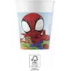 Copos de papel Procos Marvel Spider-Man 200ml pack de 8 copos de festa 94877