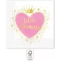 Procos My Little Princess Guardanapos de papel 2 camadas 33x33 cm, pack de 20, impressão multicolorida de princesa (96478)