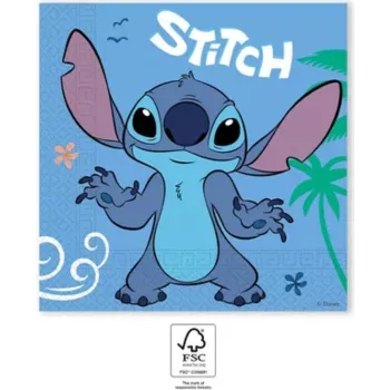 Guardanapos de papel 2 folhas Procos Stitch & Angel pack de 20 33x33cm (96796)