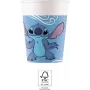 Copos de papel Stitch & Angel Procos 200ml, pack de 8 | Copos de festa Disney Lilo & Stitch 96795