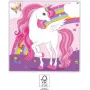 Guardanapos de papel 2 folhas Procos Unicorn Rainbow pack de 20 (93760)