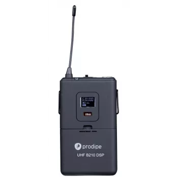Sistema de microfone de cabeça sem fios Prodipe HEADSET B210DUO DSP UHF F5