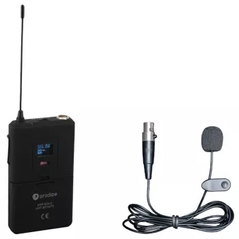 Sistema de microfone sem fios Prodipe UHF B210 DSP Lavalier Solo