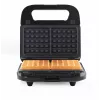 Progress EK6666PVDE 3 in 1 Snack Maker – máquina de waffles, sanduíches e donuts, 900W, preto