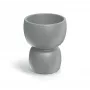 Vaso redondo PROSPERPLAST DUALA 40 cm antracite polipropileno plástico TDR40-106GR