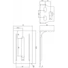 PSG 60.014.9005 Suporte para suporte Drive-On, preto profundo RAL 9005