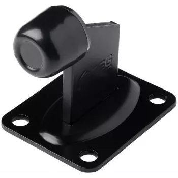 PSG 60.038.9005 Batente de portão, preto RAL 9005, borracha, 60 mm de diâmetro, 38 mm de altura