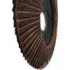 Disco de lixa PSG Star Flex STAL T29 125-22, grão 80, corindo de zircónio, cónico, furo 22,23 mm, para aço e aço inoxidável