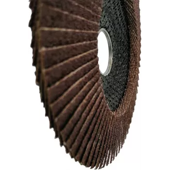 Disco de lixa PSG Star Flex STAL T29 125-22, grão 80, corindo de zircónio, cónico, furo 22,23 mm, para aço e aço inoxidável