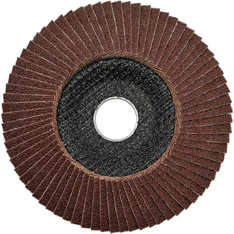 Disco de lixa PSG Star Flex STAL T29 125-22, grão 80, corindo de zircónio, cónico, furo 22,23 mm, para aço e aço inoxidável