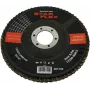 Disco de lixa PSG Star Flex STAL T29 125-22, grão 80, corindo de zircónio, cónico, furo 22,23 mm, para aço e aço inoxidável