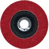 PSG Star Flex T29 SG INOX disco de lixa de lamelas cerâmico 125 mm, furo 22,23 mm, grão P60, cónico tipo 29, para aço inoxidável